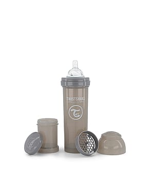 Twistshake Anti-kolik Sutteflaske Grå 330 ml