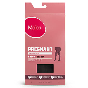 Mabs Nylon Strømpebuks Mama Sort Sort S