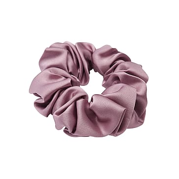 Lenoites Mulberry Silk Scrunchie Purple