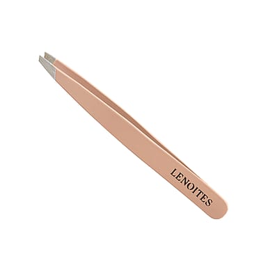 Lenoites Premium Slant Tweezer Pink