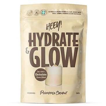 Heey! Hydrate & Glow Electrolytes Pineapple Coconut 240 g