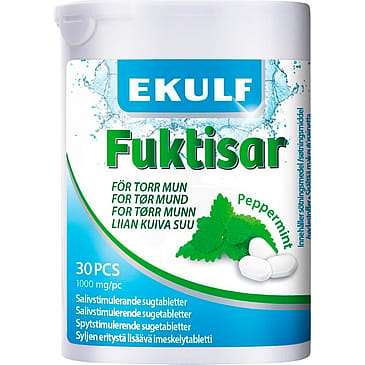 Ekulf Peppermint Sugetabletter 30 stk.