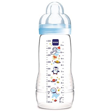 MAM Easy Active Sutteflaske Blue Stripes