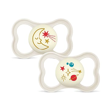 MAM Air Night Silk Sutter - 2-pak Neutral 16-36 mdr.