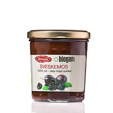 Biogan Sveskemos uden tilsat sukker Ø 225 g