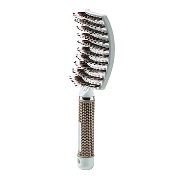 Yuaia Haircare Curved Paddel Brush Hvid