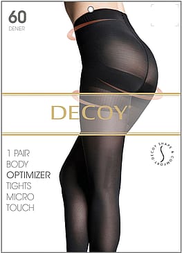 Decoy Shape & Comfort Magiclift Strømpebukser Sort 60 Den. S