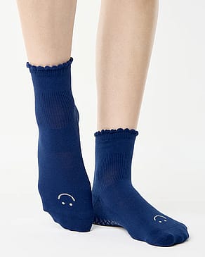 Pointe Studio Happy Grip Ankle Navy Str 35-38