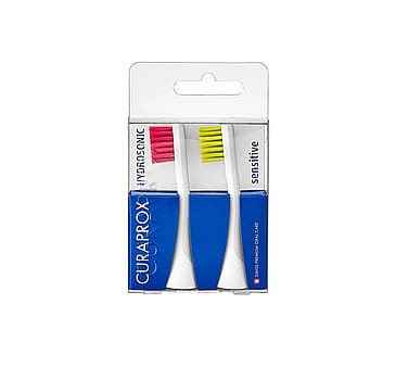 Curaprox Hydrosonic Pro Sensitive Rød/Grøn 2pk