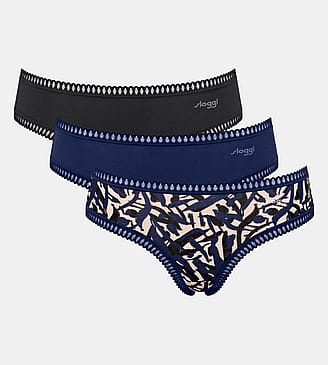 Sloggi Go Crush Hipster 3-Pak Blue - Dark Combination XL