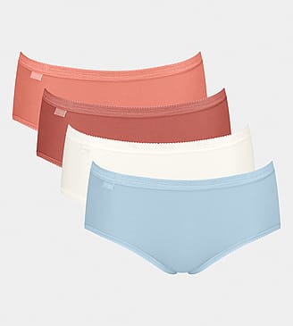 Sloggi Basic+ Midi 4-Pak Multiple Colours 22 36