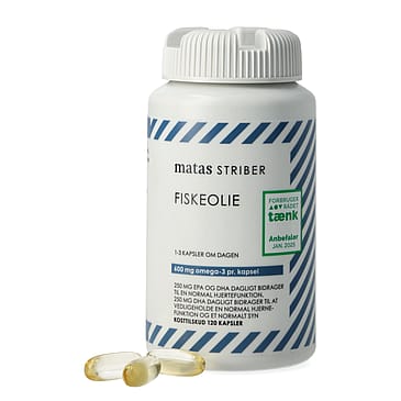 Matas Striber Fiskeolie 1000 mg 120 kaps.