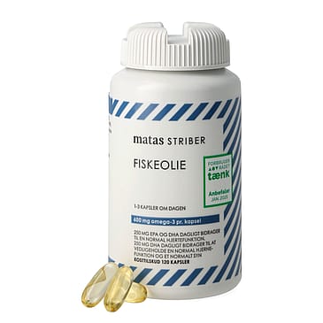 Matas Striber Fiskeolie 1000 mg 120 kaps.