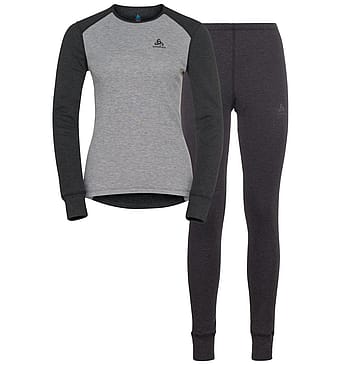 Odlo Active Warm Eco Special Set Dark Grey Melange M