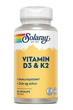 Solaray Vitamin D3 & K2 60 kaps