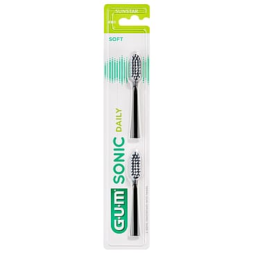 GUM Sonic Daily Børstehoveder 2 stk
