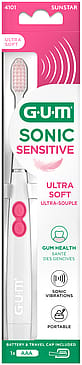 GUM Sonic Sensitive Tandbørste Hvid Ultra Soft
