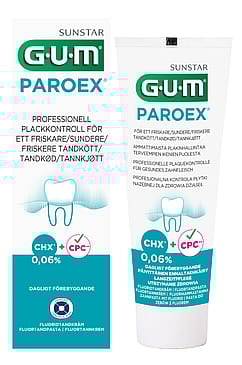 GUM Tandpasta Paroex 0,06% Klorhexidin v/tandkødsbetændelse 75 ml