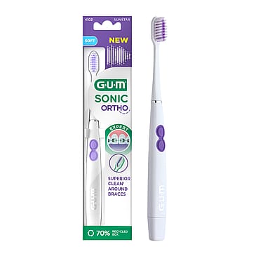 GUM Sonic Ortho Tandbørste
