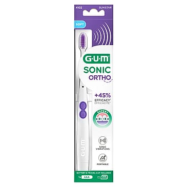 GUM Sonic Ortho Tandbørste