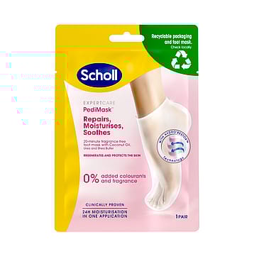 Scholl Moisturising PediMask 2 stk