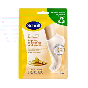Scholl Moisturising PediMask 2 stk