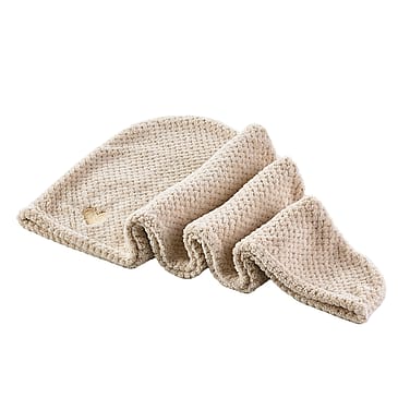 Yuaia Haircare Microfiber Hair Turban Sand
