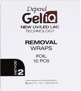 Depend Gel iQ Removal Wraps Foil, Method 2 10 stk.