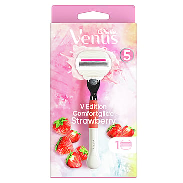 Gillette Comfortglide Strawberry V Edition Razor