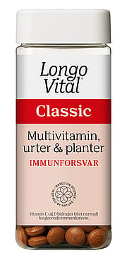 Longo Vital Multivitamin Classic med urter & planter 180 stk