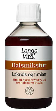 Longo Vital Halsmikstur med Lakrids og Timian 250 ml