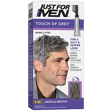 Just For Men Touch Of Grey Grey Medium