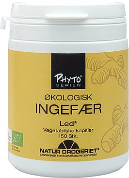 Natur Drogeriet Ingefær kapsler Ø 150 kaps.