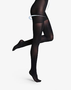 Matas Striber Mikrofiber Strømpebukser m. Shapeeffekt Sort L/XL