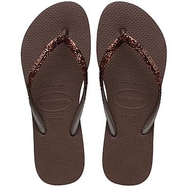 Havaianas Slim Glitter II Dark Brown 37/38