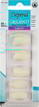 Depend Nail Tips Gel Kit Refill Salon Size