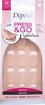 Depend Press & Go French Look Press & Go French Look Medium Square Pink