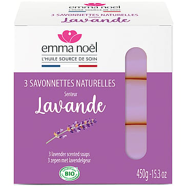 Emma Nöel Lavendelsæbe 3-pak 450 g