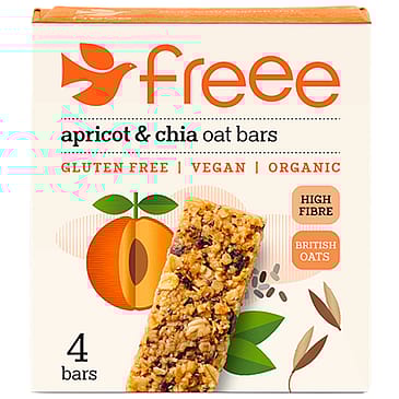 Doves Farm Apricot & Chiafrø Flapjacks Ø 4-pak 140 g