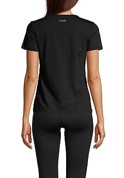 Casall Essential Mesh Detail Tee Black 36
