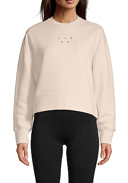 Casall Boxy Crew Neck Sweatshirt Light Sand M