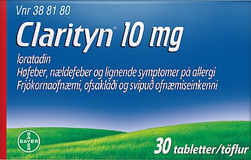 Clarityn Tabletter 10 mg 30 stk