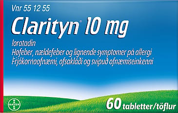 Clarityn Tabletter 10 mg 60 stk