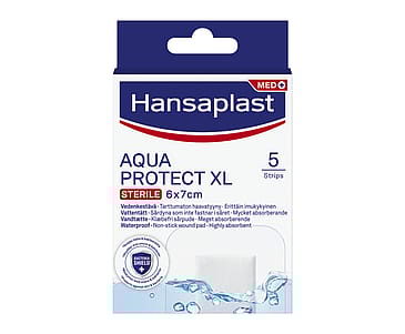 Hansaplast Aqua Protect XL 6 x 7 cm 5 stk