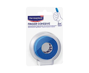 Hansaplast Finger Cohesive Blue 500x2,5 cm