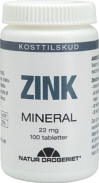 Natur Drogeriet Zink 22 mg 100 tabl.
