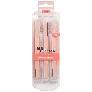Real Techniques Face & Brow Razors Light Peach