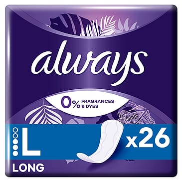 Always Dailies Large 0% Extra Protect Trusseindlæg 26 stk.