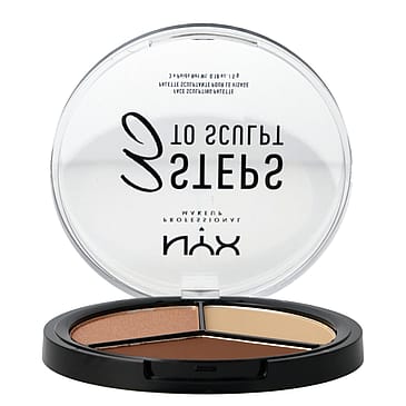 NYX PROFESSIONAL MAKEUP 3 Steps To Sculpt Face Palette Light