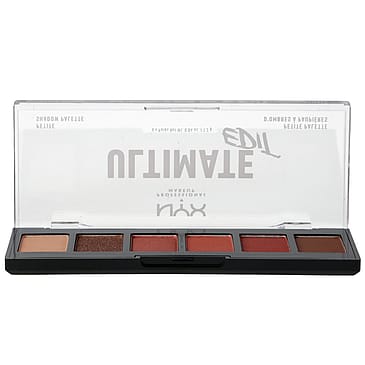 NYX PROFESSIONAL MAKEUP Ultimate Edit Petite Shadow Palette 6 Pan 01 Warm Neutrals